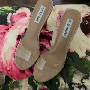 Steve Madden clear sandals